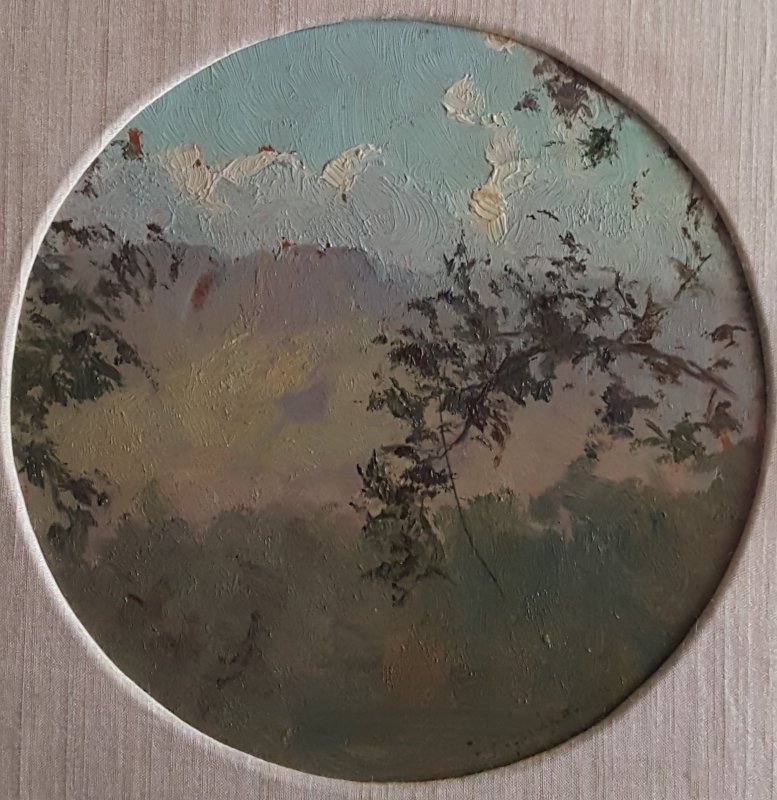 1909 - Paesaggio nei pressi di Allerona